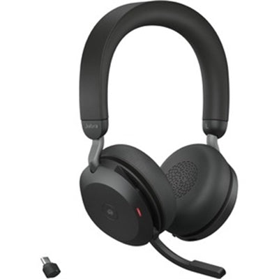 GN JABRA EVOLVE2 75-USB-C, MS STEREO, STAND, BLACK