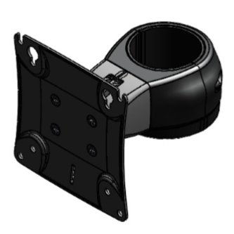 ENS Single Monitor Pivoting & Rotating Clamp