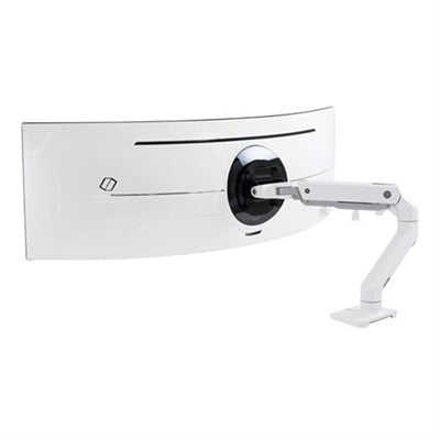 ERGOTRON HX DESK MONITOR ARM WITH HD PIVOT, WHITE