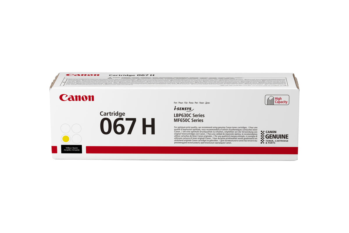 CANON CARTRIDGE 067 H YELLOW
