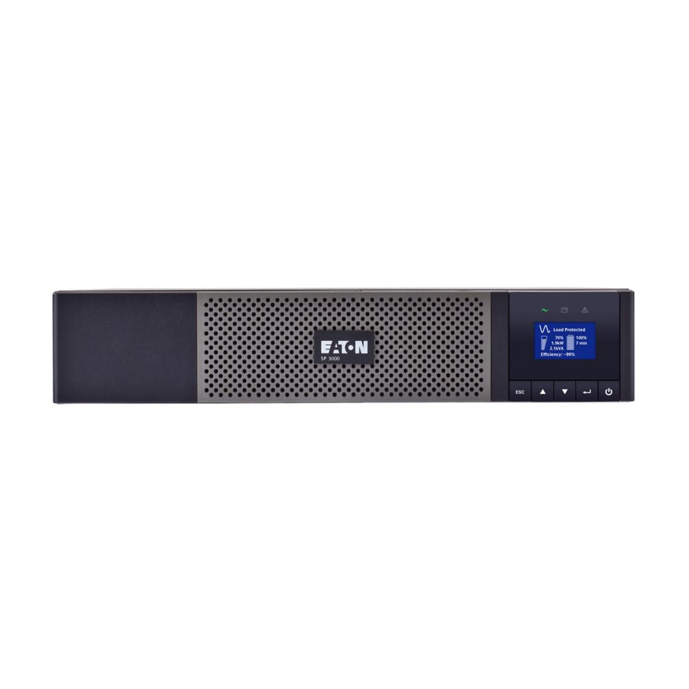 Eaton 5P rack/tower UPS. 3000 VA / 2700W, 2U, 120V, L5-30P input, (1) L5-30R and