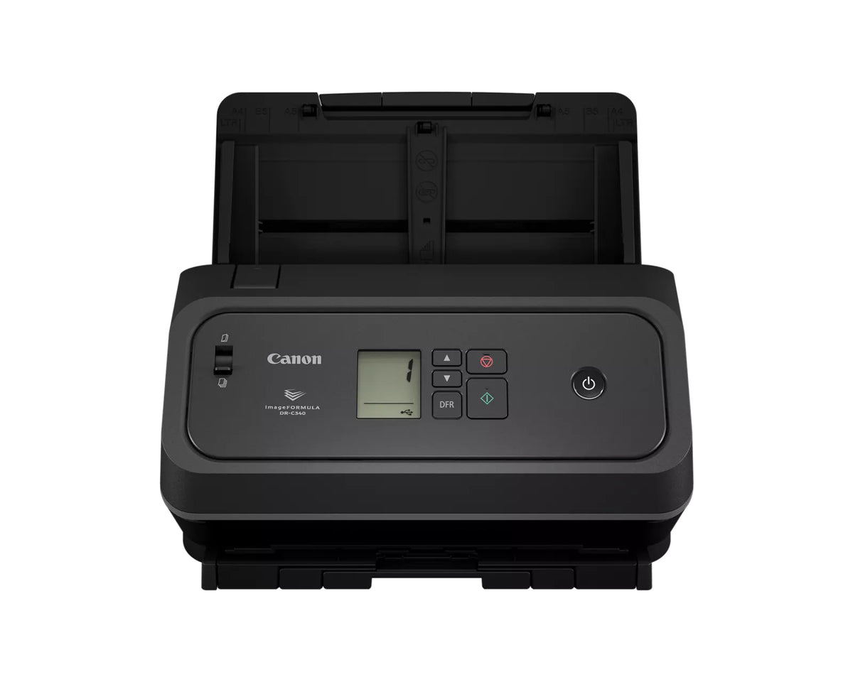 CANON imageFORMULA DR-C340, AC Adapter, Power Cable, USB Cable, Setup Guide, Safety In