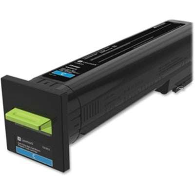 LEXMARK CS820 CYAN EXTRA HIGH YIELD RETURN PROGRAM TONER CARTRIDGE