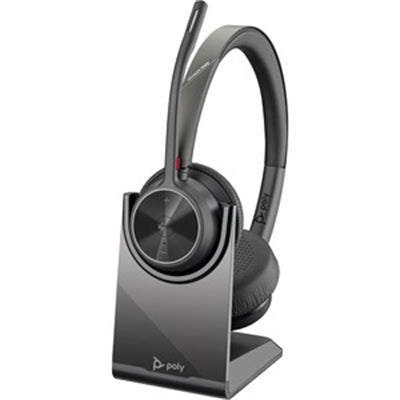 HP POLY VOYAGER 4320 MICROSOFT TEAMS CERTIFIED HEADSET +BT700 DONGLE +CHARGING S
