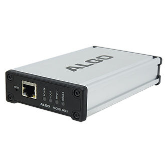 Algo 8063 IP Door Controller is a compact and capable PoE powered digital IO int