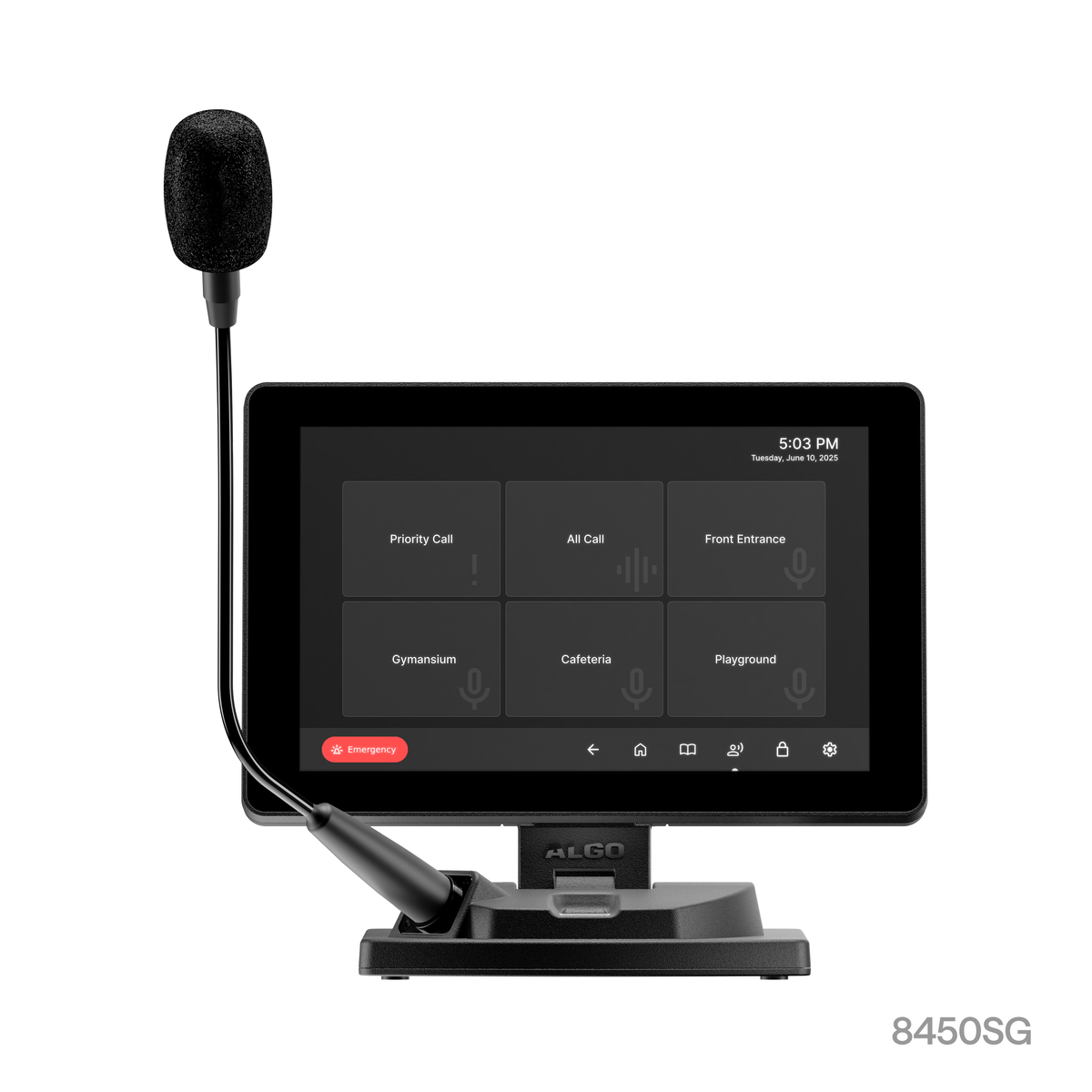 Algo IP CONSOLE - WITH STAND, Gooseneck M