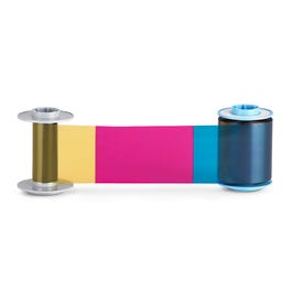 Fargo RBN2 HDP6600 YMCK: Full-color ribbon with resin black panel 750 images