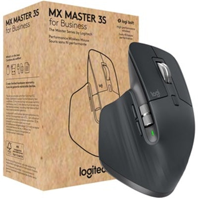 LOGITECH MX MASTER 3S FOR BUSINESS GRAPHITE BROWN BOX MULTI 4