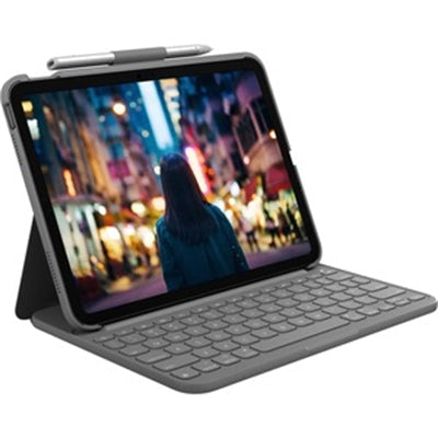 LOGITECH SLIM FOLIO FOR IPAD 10TH GEN GRAPHITE MULTI 4