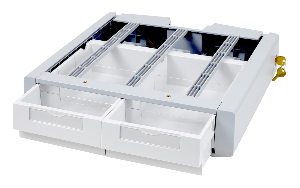 ERGOTRON SV Supplemental Storage Drawer, Double - Drawer compartment is easily removed fo