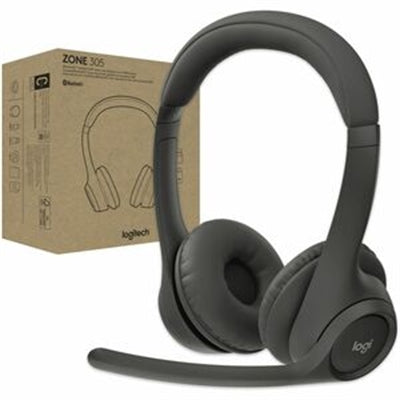LOGITECH ZONE 305 HEADSET GRAPHITE (B2B) TEAMS