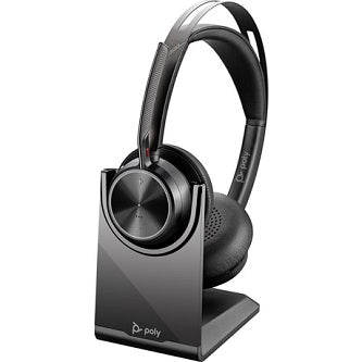 HP POLY POLY VOYAGER FOCUS 2 USB-C-C HEADSET +USB-C/A ADAPTER +CHARGING STAND NO
