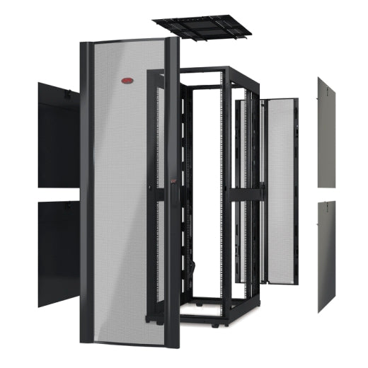 SCHNEIDER NETSHELTER SX 42U 750MM WIDE X 1070MM DEEP ENCL W/O SIDES W/O DOOR