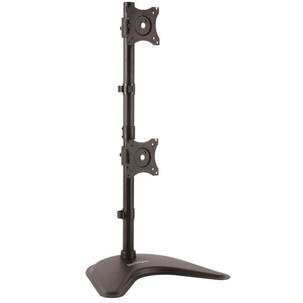 StarTech DUAL MONITOR STAND VERTICAL FOR MONITORS UP TO 27INSTEEL