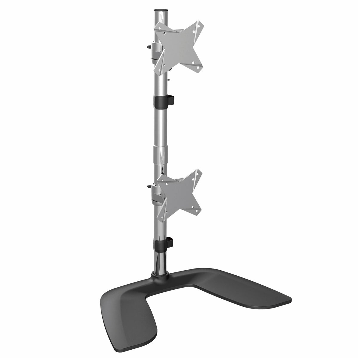 StarTech VERTICAL DUAL MONITOR STAND FOR UP TO 27IN VESA MONITORS ALUMINUM