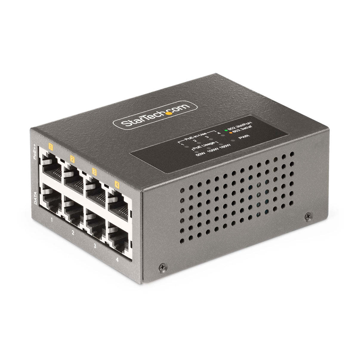 StarTech 4-PORT POE+/POE++ INJECTOR MULTI-GIGABIT 5/2.5G ETHERNET