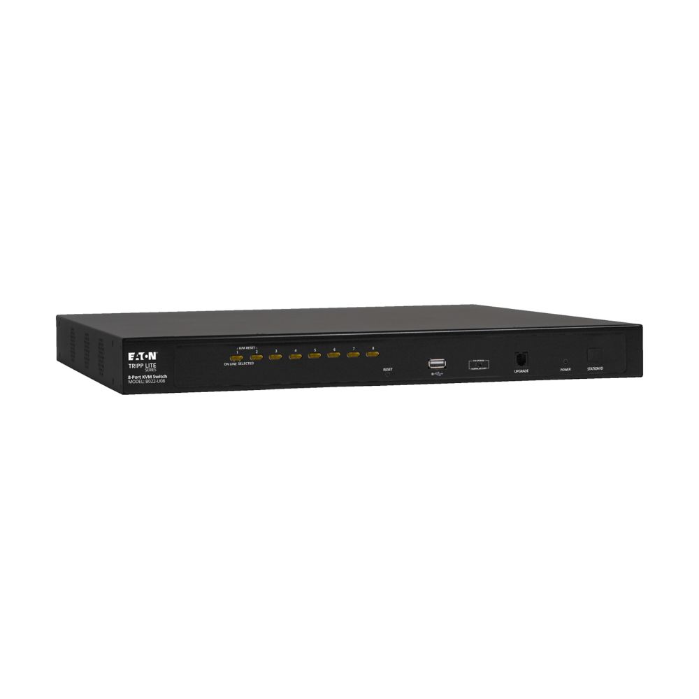 TRIPP NetDirector 8-Port 1U Rack-Mount KVM Switch, TAA