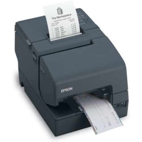 Epson TM-H5000II-012:(ECW) W/SRL I/F;(BLK RBN), Thermal/Impact, No MICR