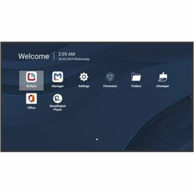 VIEWSONIC 86IN 4K COMMERCIAL DISPLAY, 500NITS, 5000:1, 8GB RAM/32GB STORAGE, OPS