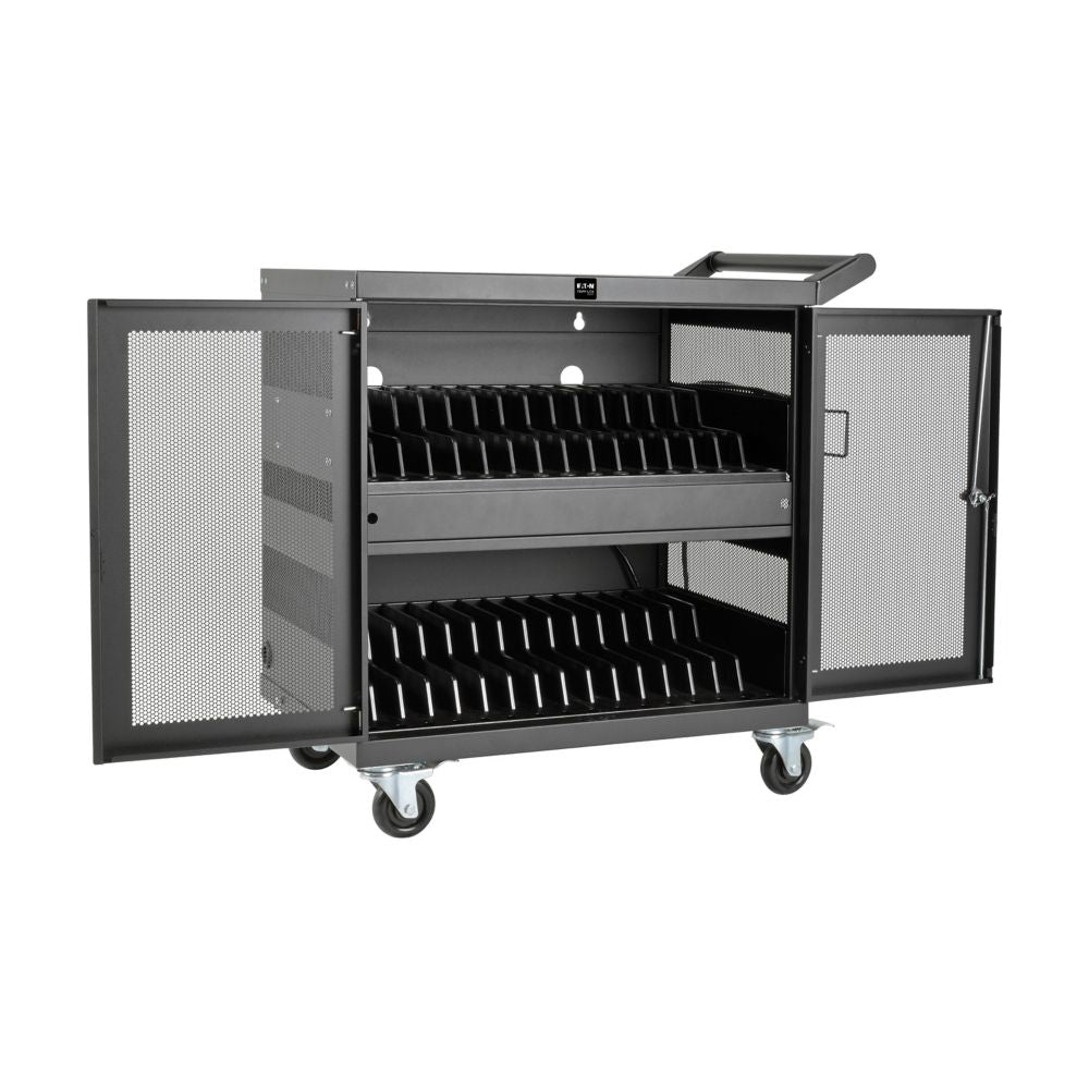 TRIPP 32-Device USB Charging Station Cart with Sync for iPad and Android Tablets, Wall