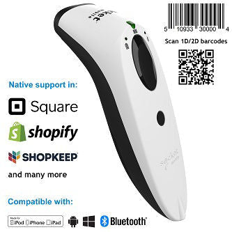 SOCKETSCAN S720 GENERAL PURPOSE BARCODE READER, WHITE