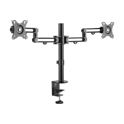 TRIPP DUAL-MONITOR FLEX-ARM DESKTOP CLAMP 13 TO 27 DISPLAYS