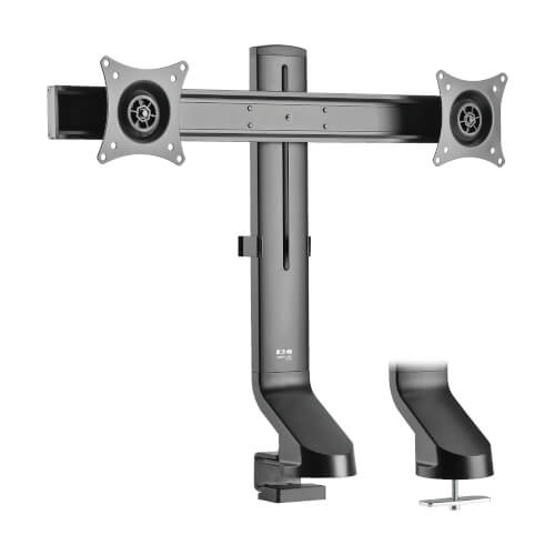 Tripp Lite series Dual-Display Monitor Arm with Desk Clamp and Grommet - Height