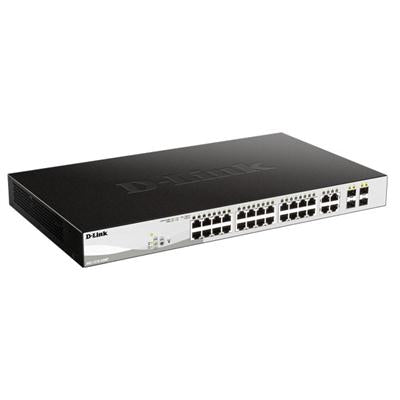 D Switch - DGS-1210-28MP - Desktop - Wired - 1Gbps - Networking / Ports Qty: 32 -