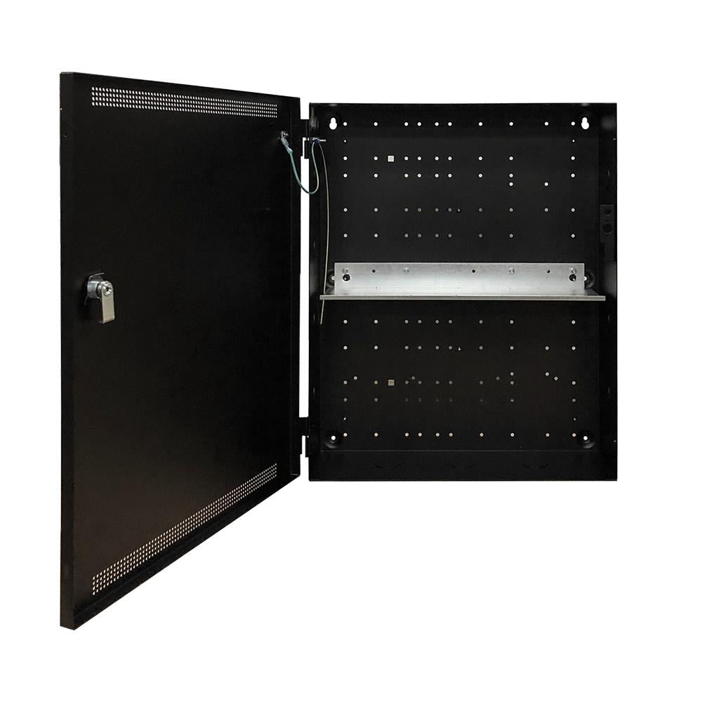 Lifesafety E2 enclosure with one battery shelf