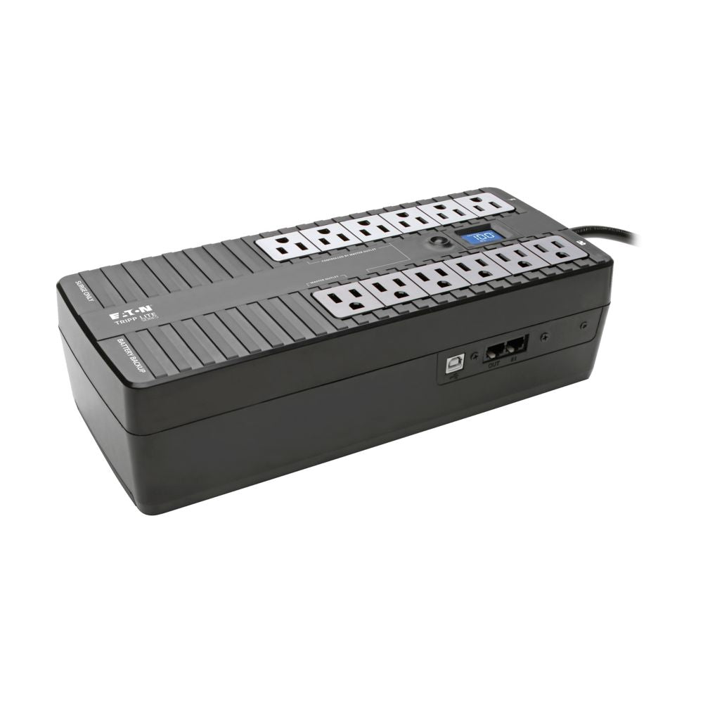 TRIPP 850VA UPS ECOGREEN LCD 120V USB RJ11 5-15R 8OUT