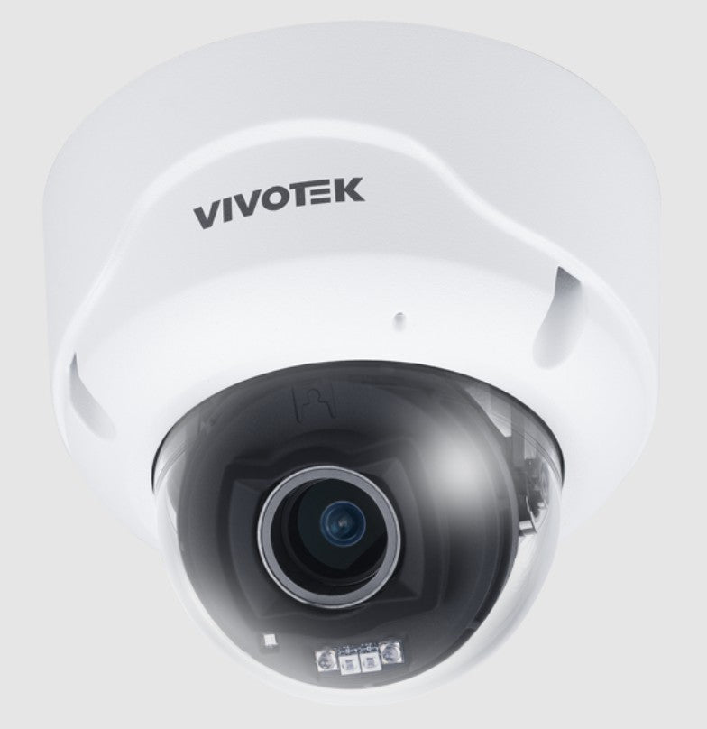 Vivotek V-Series 5MP AI IR IP Dome Cam 2.8-12mm P-Iris IP66 IK10