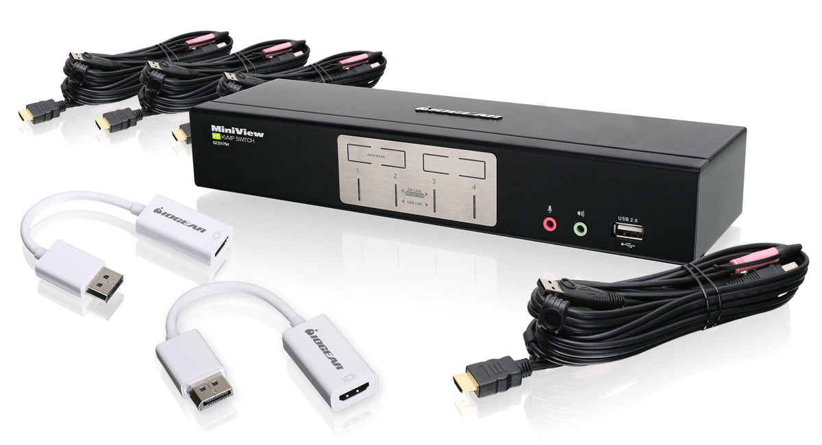 IOGEAR GCS1794 AND GDPHDW6 BUNDLE
