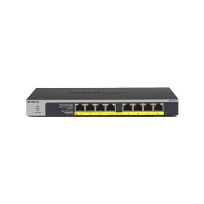 NETGEAR 8PORT UNMANAGED GB ENET POE+ RJ45 STDALN SWITCH