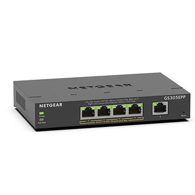 NETGEAR 5PT GE PLUS SWCH W/ HI-PWR POE+