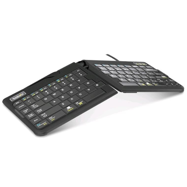 KEY Goldtouch Go 2 Mobile Keyboard - Bluetooth (w/ USB-A Charging Cord) - Dual PC &