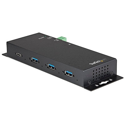 StarTech Industrial metal 4-Port USB-C hub SuperSpeed 10Gbps (USB 3.1/3.2 Gen 2) - 3x USB