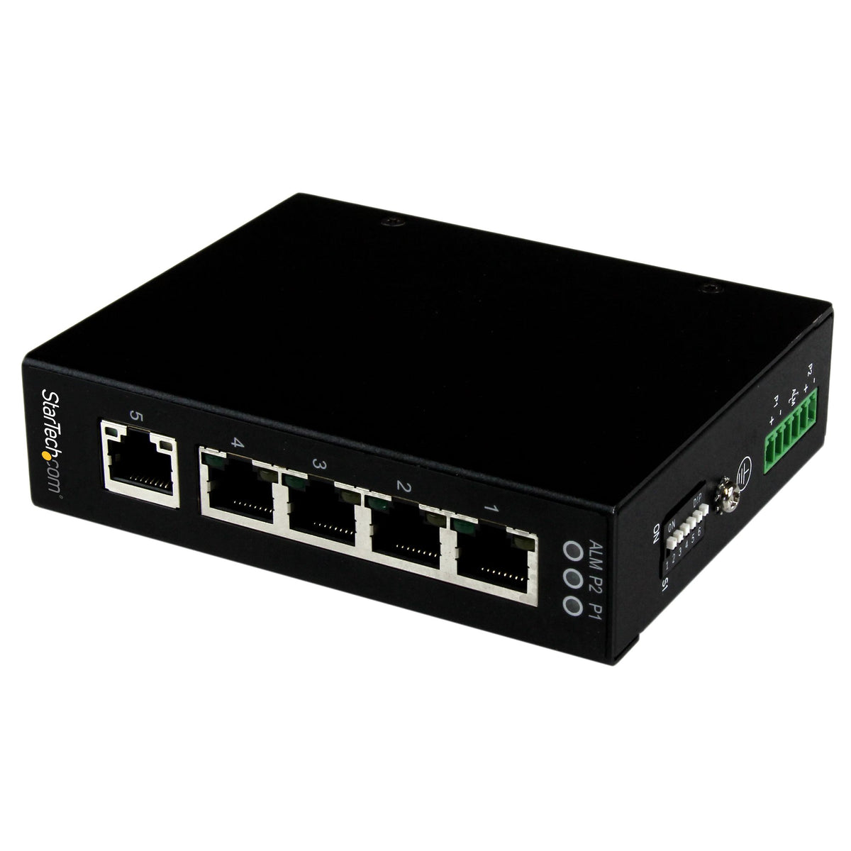 StarTech Network up to 5 Ethernet devices through a rugged, industrial Gigabit Ethernet s
