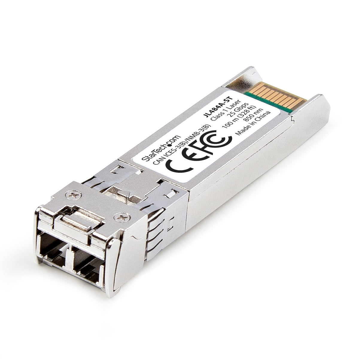 STARTECH HPE JL484A Compatible SFP28 Module, 25GBase-SR, 25Gb Multimode Fiber (M
