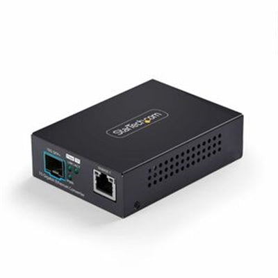 StarTech Convert 10GBASE-T copper (RJ-45) to 10G fiber via an open SFP+ slot - Supports m