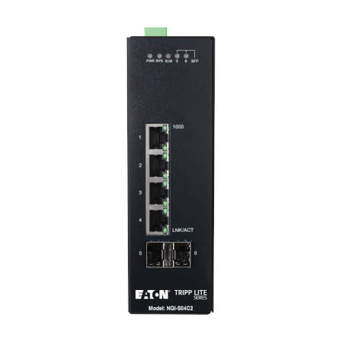 TRIPP INDUSTRIAL GBE SWITCH 4PORT MANAGED 2SFP