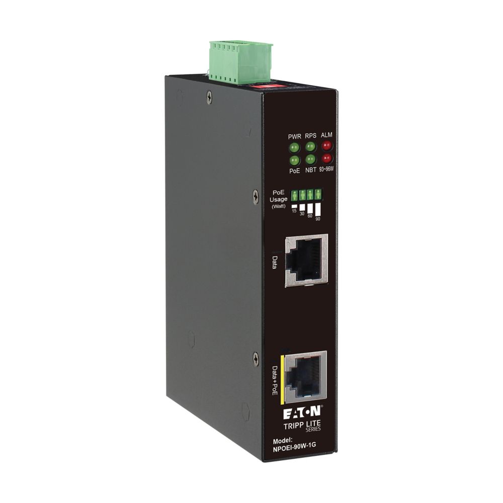 TRIPP 1PORT GIGABIT ETHERNET POE INJECTOR INDUSTRIAL 90W POE++ IP30