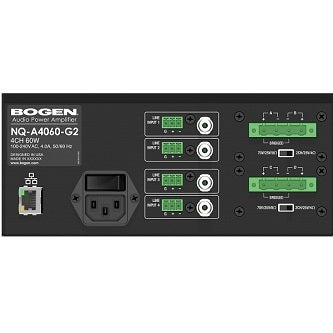 Bogen Nyquist 4-Ch. x 60W 2U Audio Power Amp