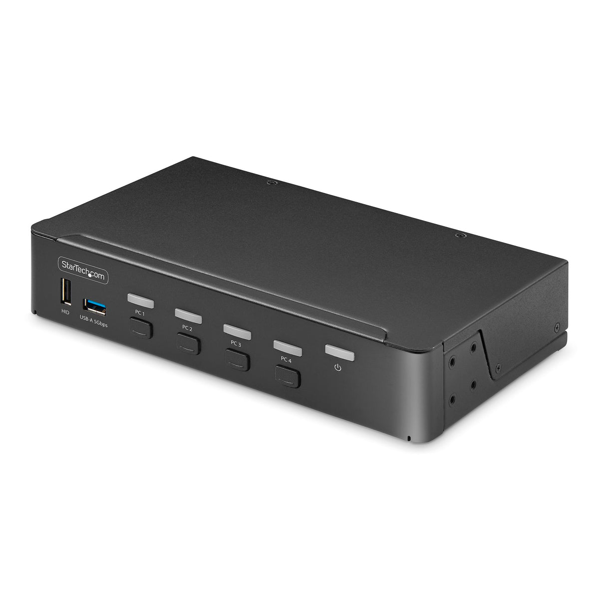 STARTECH 4-Port DisplayPort KVM Switch, Single 4K 60Hz Monitor, 6x USB Ports, Ho