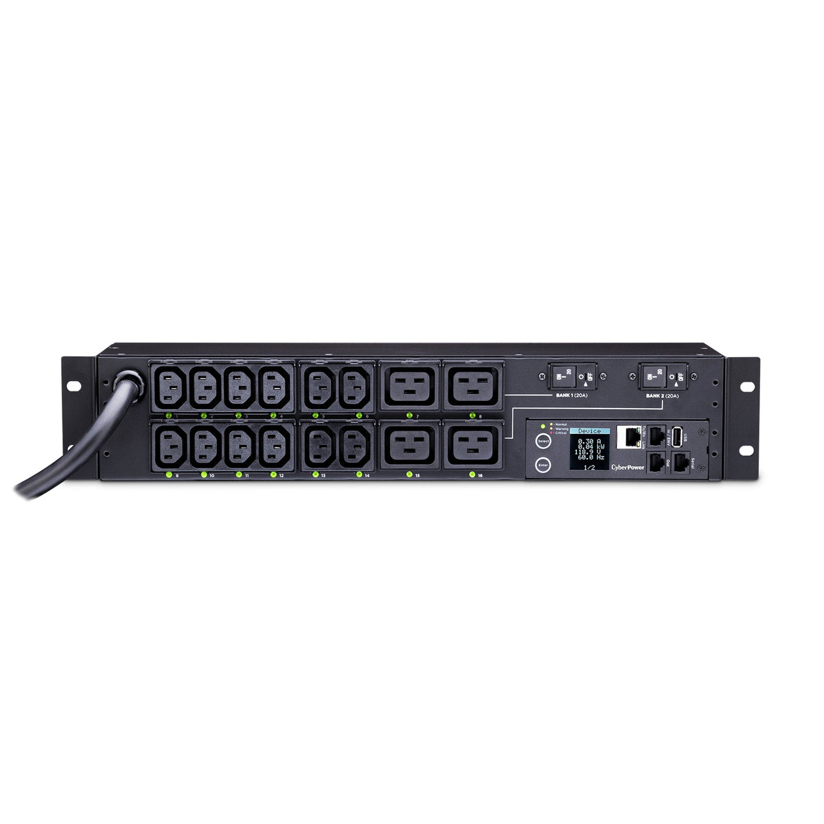 CYBER SWITCHED PDU 30A SNMP L6-30P 220V IEC 16 C13 4 C19 12FT 3YW
