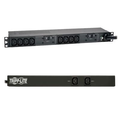 TRIPP 5.8kW Single-Phase 200-240V Basic PDU, 10 C13 Outlets, NEMA L6-30P Input, 12 ft.