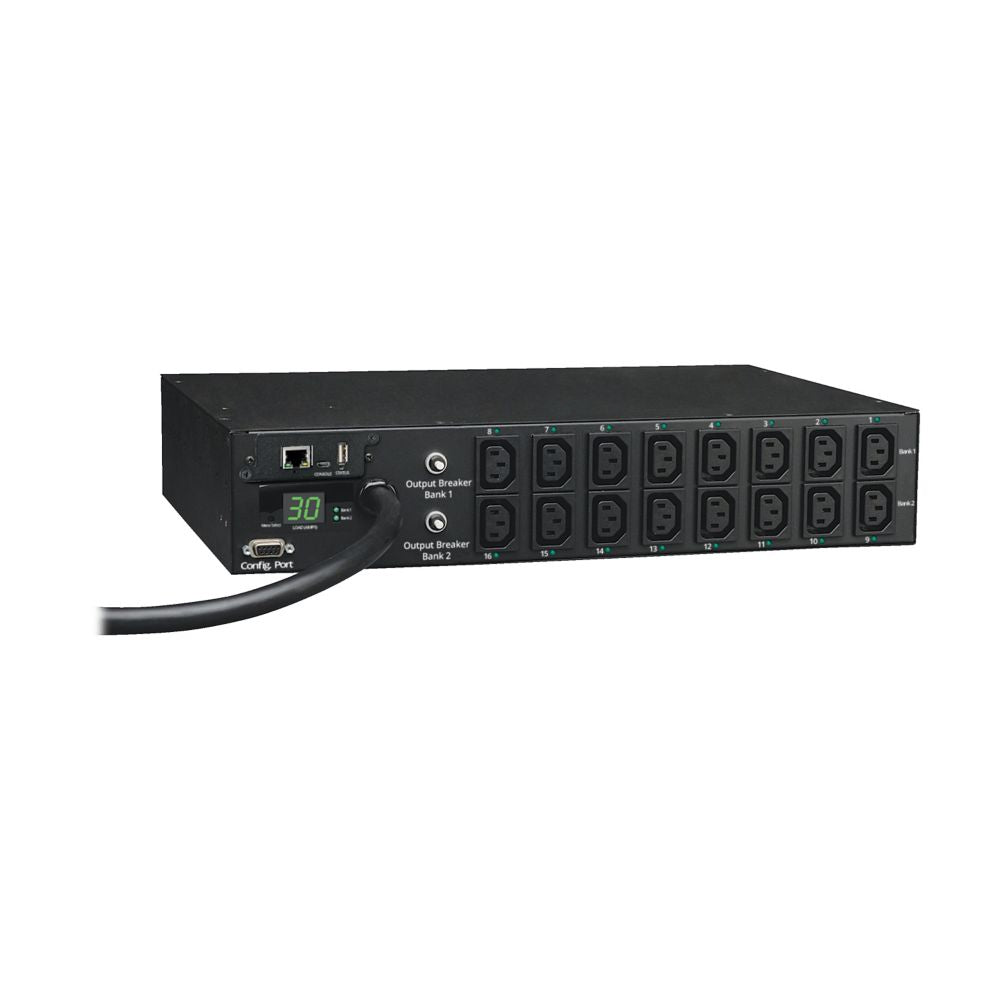 TRIPP Eaton 5.5kW Single-Phase Switched PDU - LX Interface, 208/230V Outlets (16 C13),