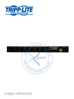 TRIPP Eaton 3.7kW Single-Phase 208/230V Monitored PDU - LX Platform, 8 C13 Outlets, C2