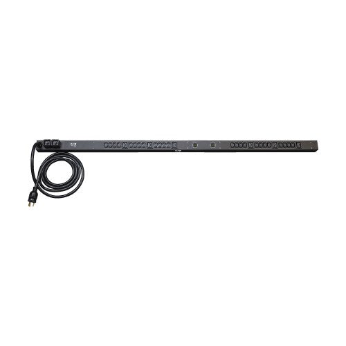TRIPP 5/5.8kW Single-Phase Metered PDU, 208/240V Outlets (6-C19 & 24-C13), L6-30P, 10f