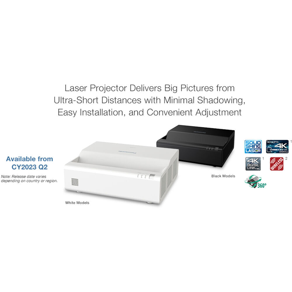PANASONIC 5200 LUMENS, WUXGA, ULTRA SHORT THROW, LASER, BLACK