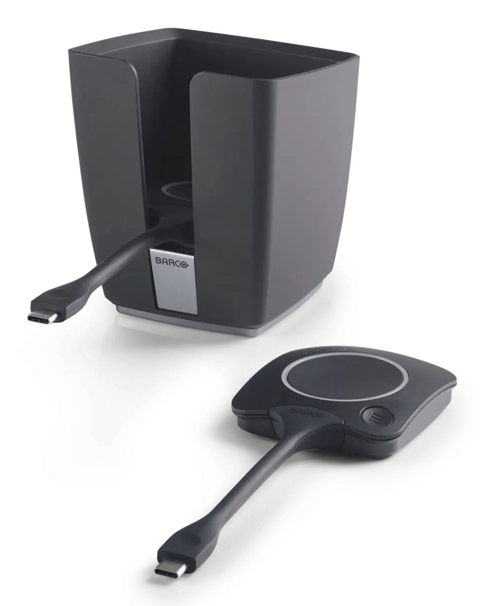 Barco Two ClickShare USB-C buttons (Gen 4) and Single Tray